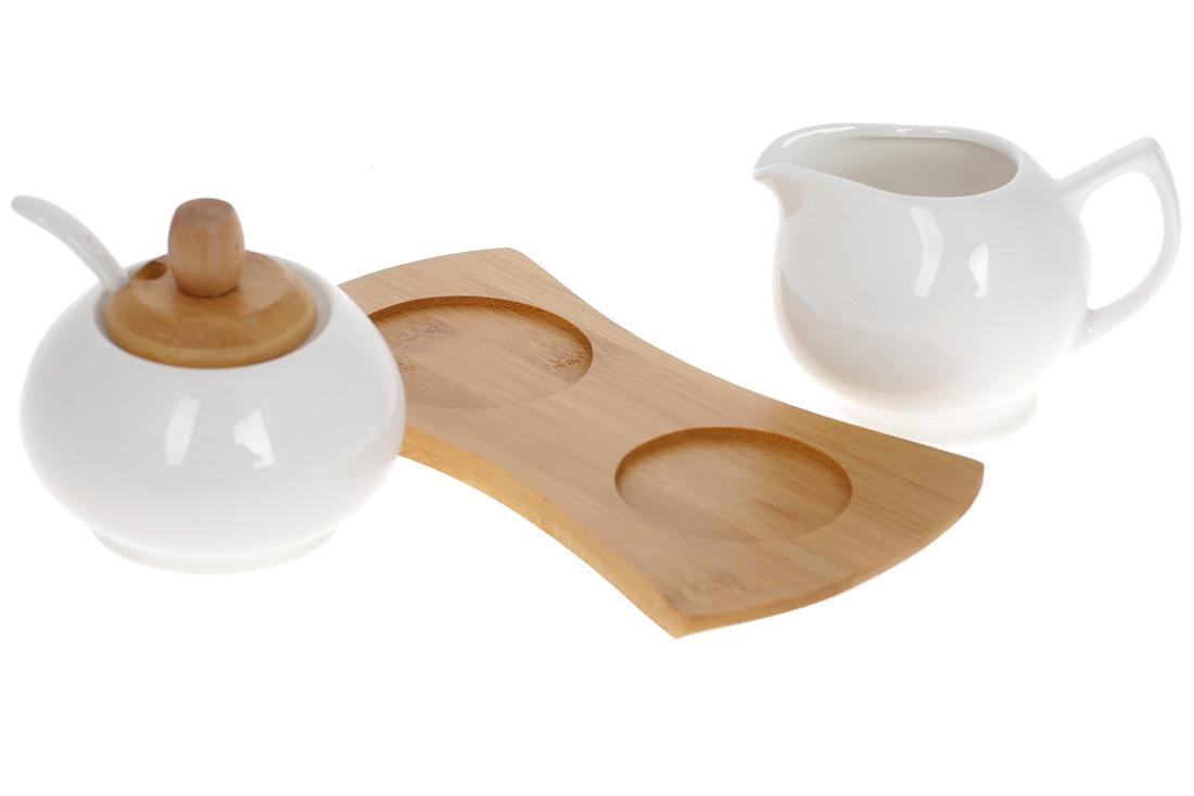 Набор BonaDi Naturel молочник 190 мл и сахарница 250 мл (375-395) - фото 2 Набор BonaDi Naturel молочник 190 мл и сахарница 250 мл (375-395) - фото 2