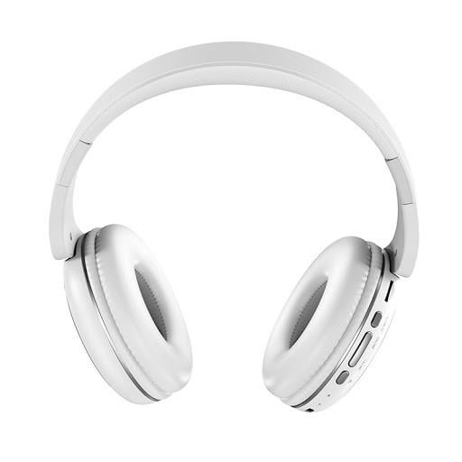 Навушники бездротові Hoco Bluetooth накладні з мікрофоном радіо та картою пам'яті Білий (W23)