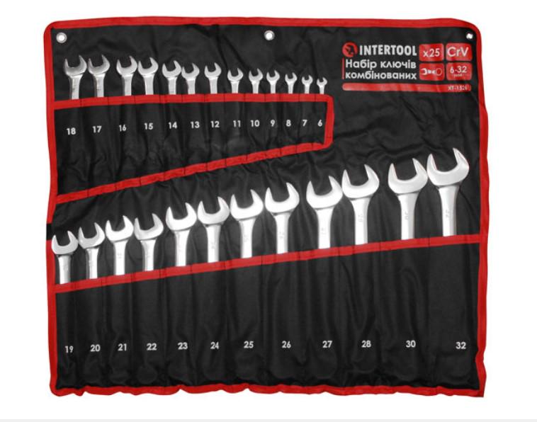 Набір комбінованих ключів Intertool 26 од. Prof чохол 6-32 мм (XT-1526)