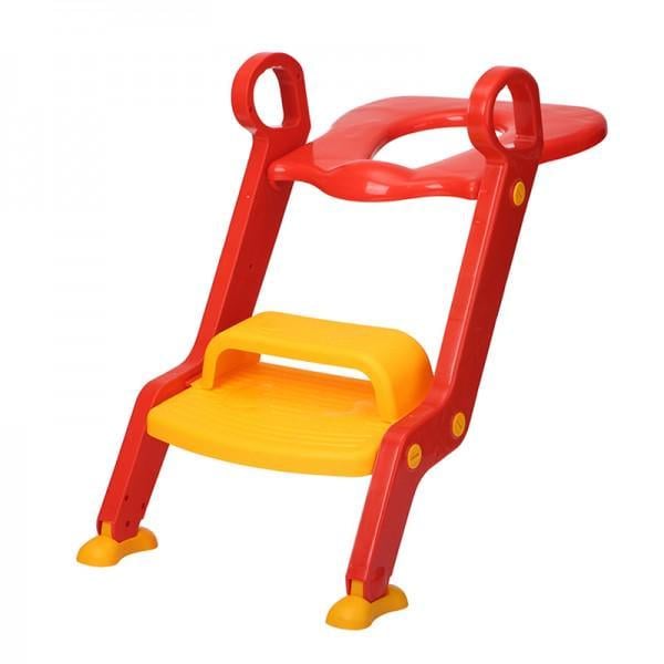 Детское сиденье на унитаз Keter Toilet Trainer со ступенькой и ручками (31528195)