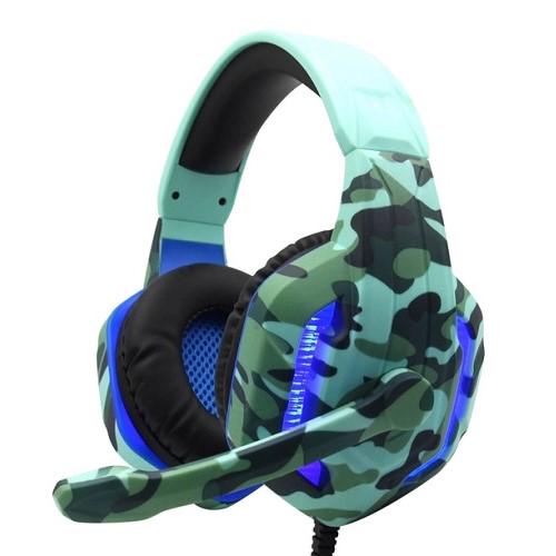 Наушники игровые КОМС G312 с подсветкой и микрофоном (00049)