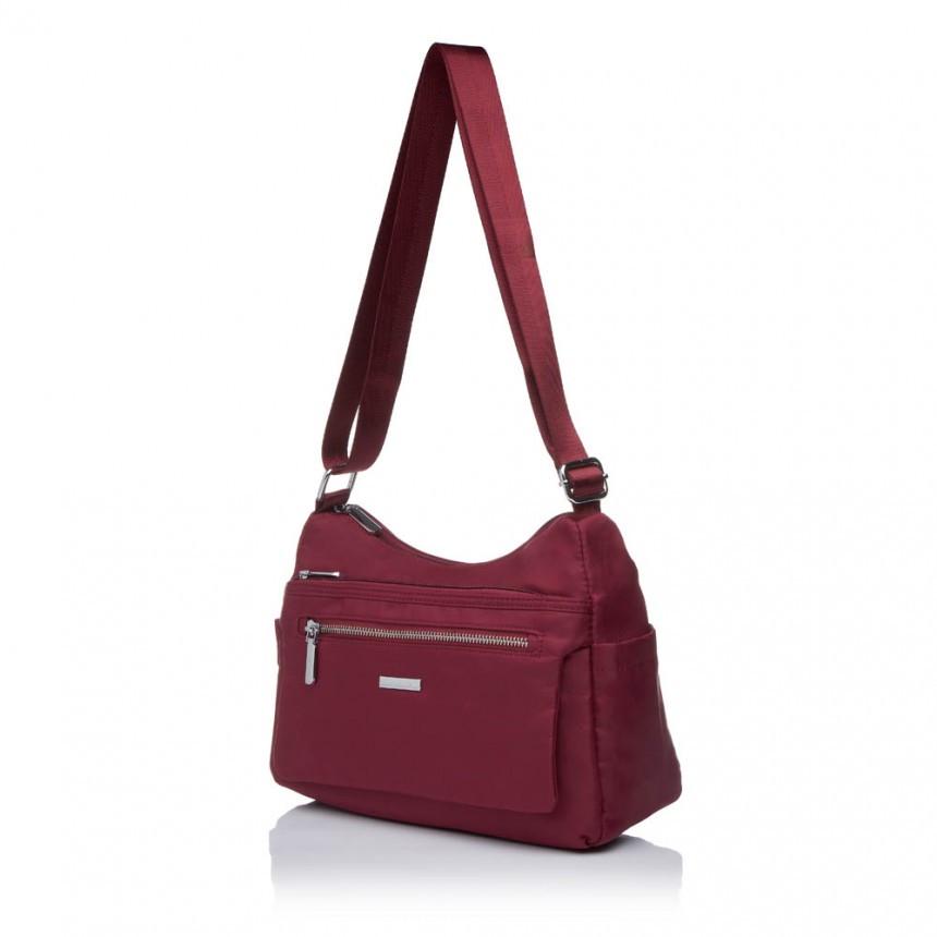 Жіноча сумка через плече крос-боді Willantch поліестер Бордовий (7081 bordo)