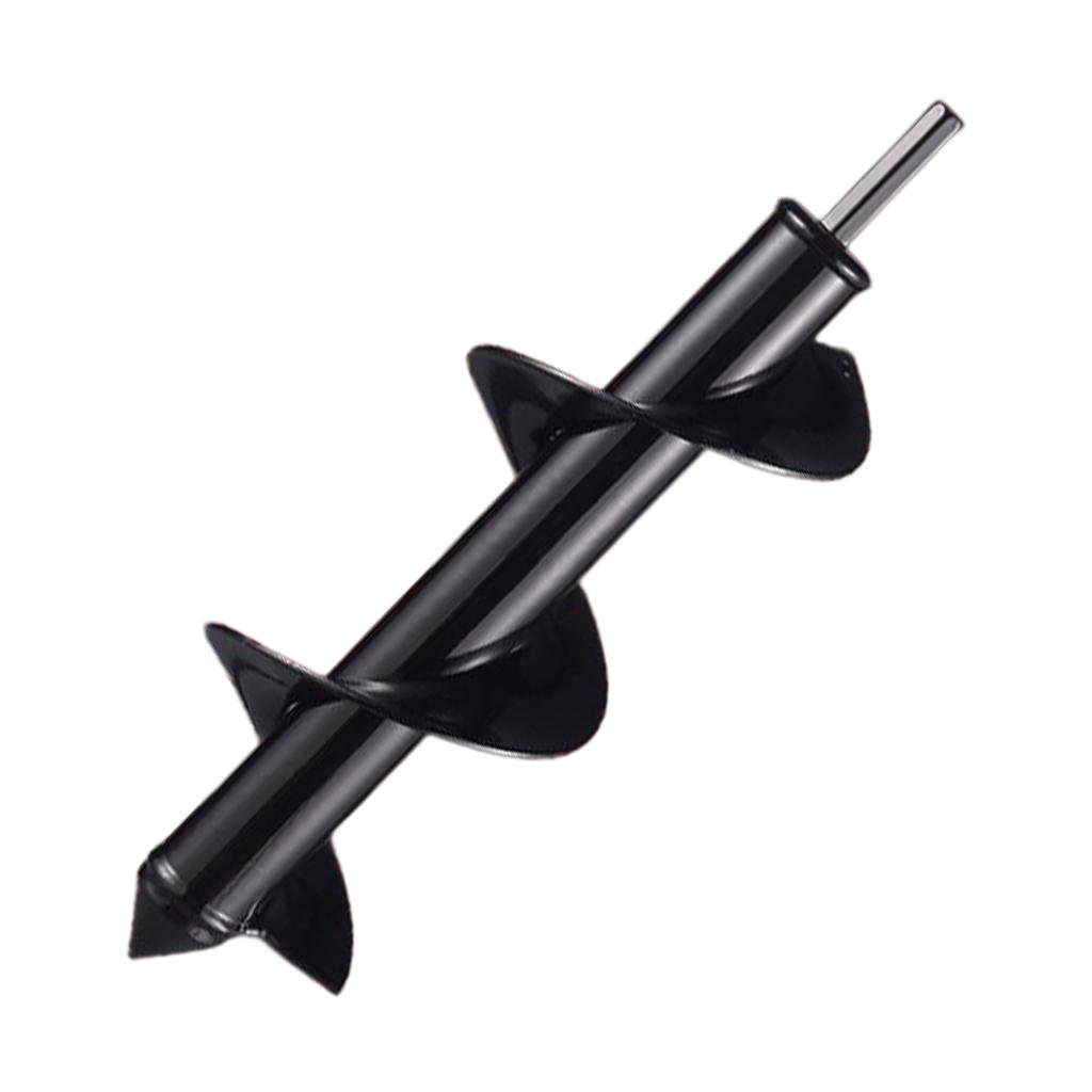 Бур стальной спиральный для отверстий на разных типах грунтов 30х8 см Черный (10060299) Бур стальной спиральный для отверстий на разных типах грунтов 30х8 см Черный (10060299)