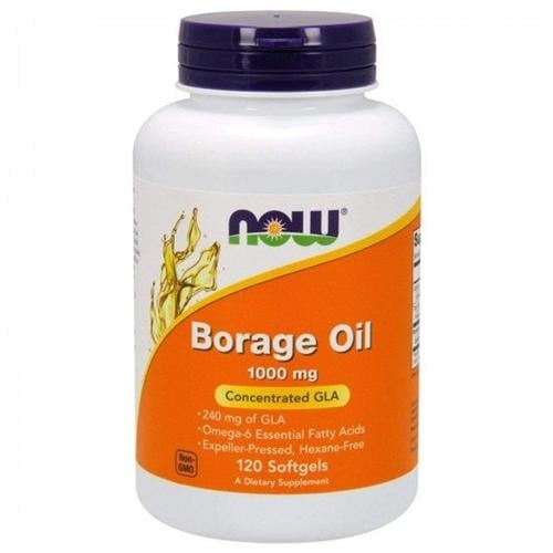 Масло огірочника NOW Foods Borage Oil 1000 мг 120 Softgels