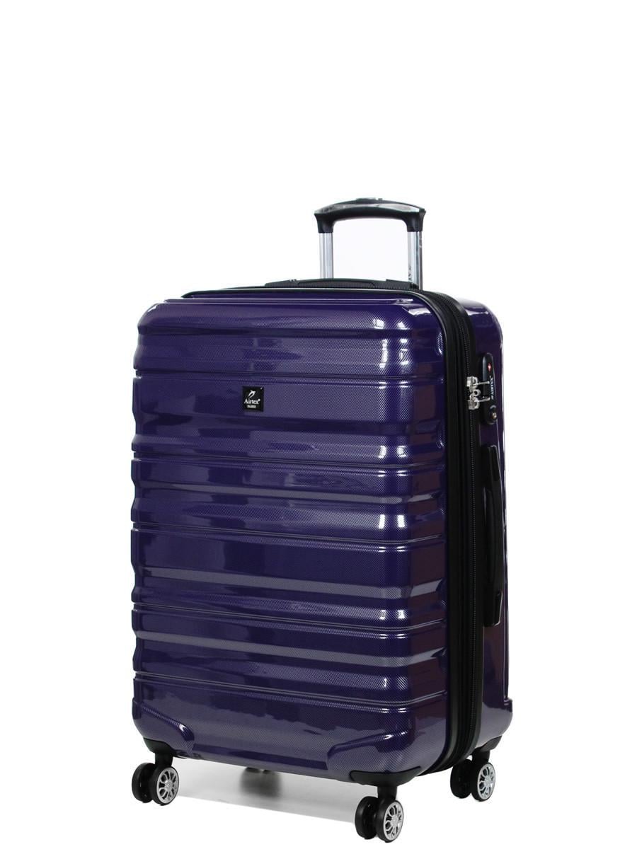 Чемодан Airtex поликарбонат средний M 66х43х25+5 см 76 л 3,5 кг Фиолетовый
