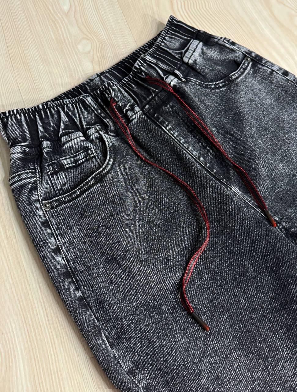 Джинси жіночі Vanver 82033 MOM comfort jeans з резинкою на талії р. 33 92 см 117 см Чорний - фото 2