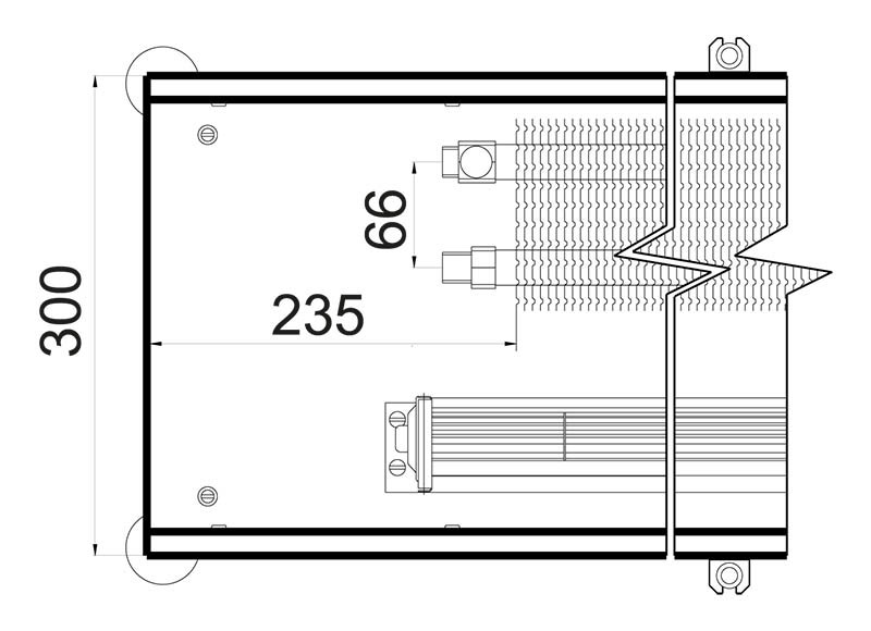 Конвектор внутрішньопідлоговий Polvax Kv 300.1250.90 - фото 2