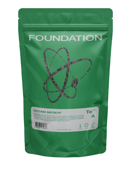 Чай черный FOUNDATION COFFEE ROASTERS Ассам Меленг 100 г (UA-000007828)
