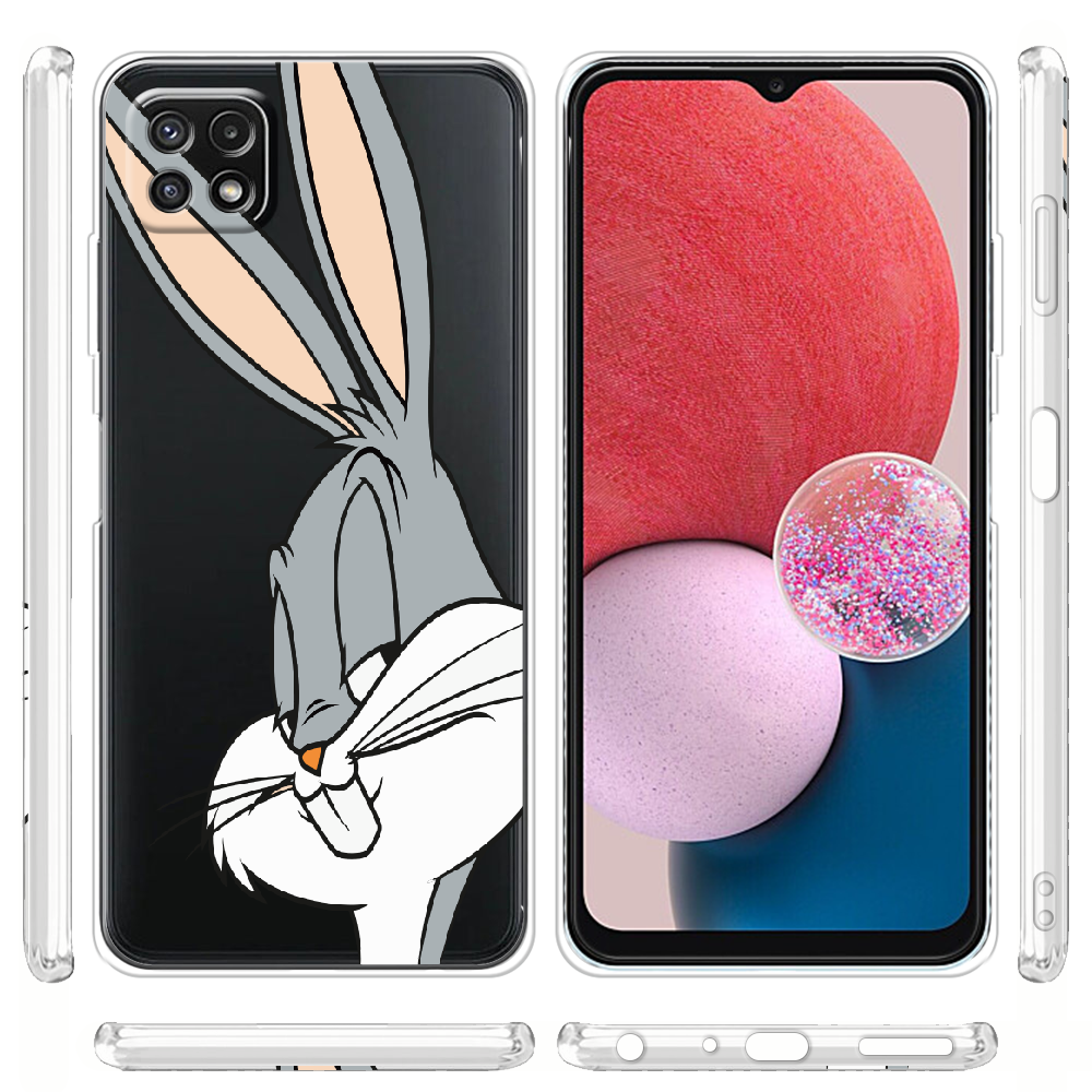 Чохол BoxFace Samsung Galaxy A22 5G (A226) Lucky Rabbit Прозорий силікон (44332-bk81-44332) - фото 3