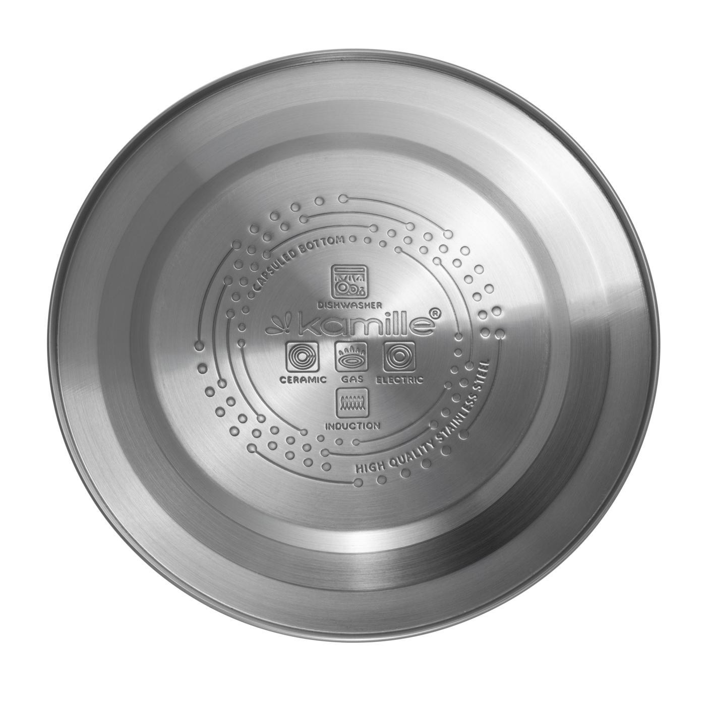 Чайник со свистком Kamille KM-1098 из нержавеющей стали и бакелитовой ручкой 2,7 л Белый (150-84-1098.1) - фото 6 Чайник со свистком Kamille KM-1098 из нержавеющей стали и бакелитовой ручкой 2,7 л Белый (150-84-1098.1) - фото 6