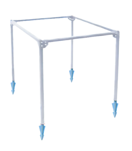 Опора для рослин SIMBUD металевий 60 см RAL9003 (29633442) - фото 1