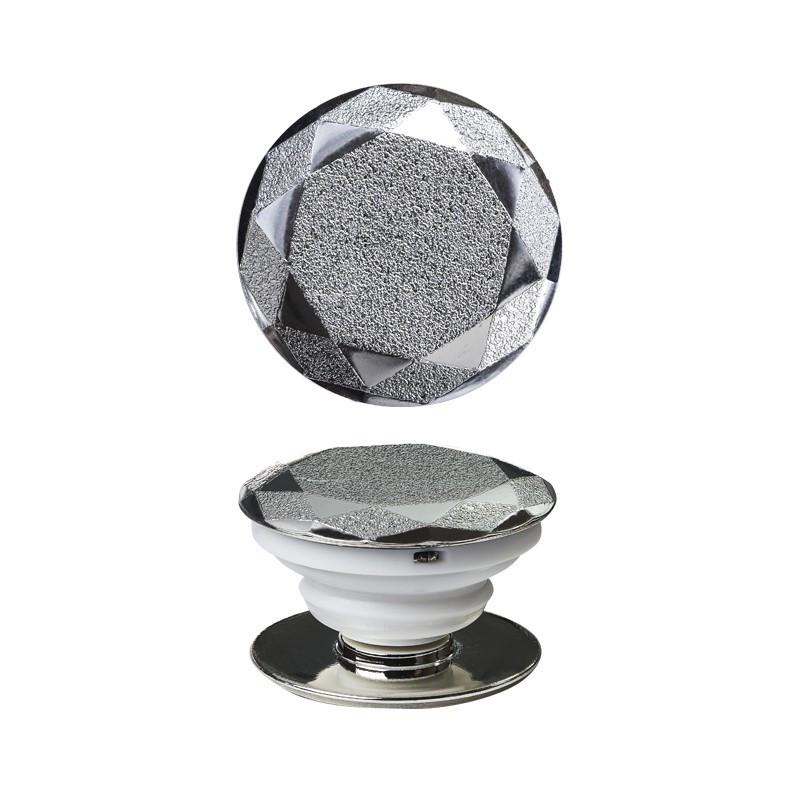 Держатель попсокет Luxe Cube Popsockets POP 024 Серебрянный - фото 2