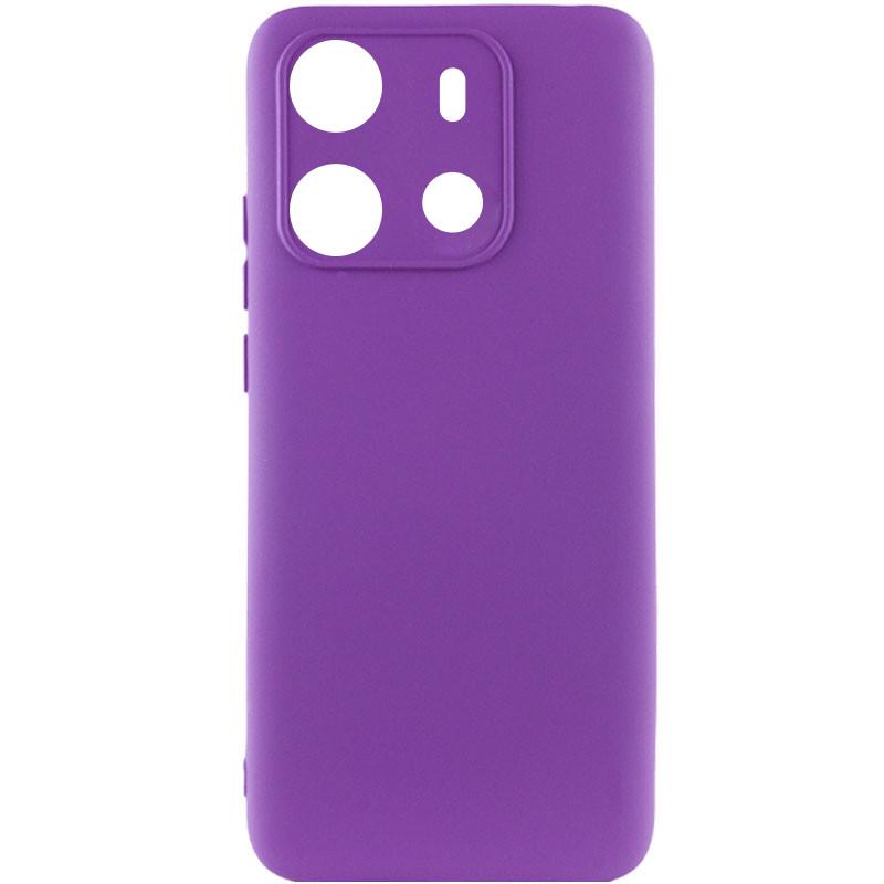 Противоударный Чехол Silicone Cover Lakshmi Full Camera (A) для Tecno Spark Go 2023 Фиолетовый / Purple - фото 1