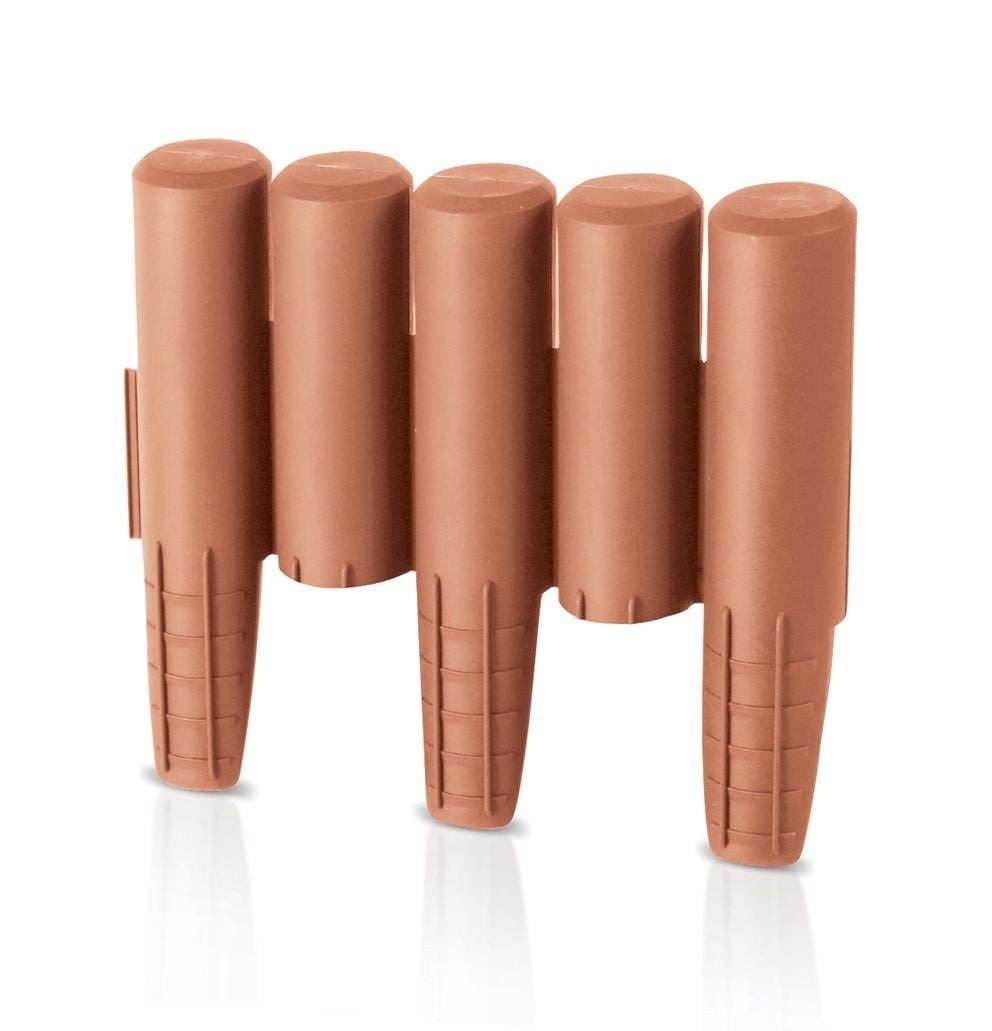 Забор для клумб и грядок Prosperplast PALISADA трубчатый из полипропилена 2,7 м (CNT00011713)