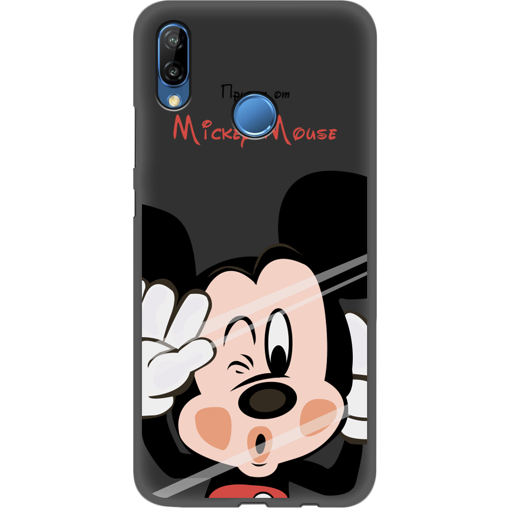 Чехол Boxface Huawei P20 Lite Mister M Черный силикон (33127-cc58-35158)