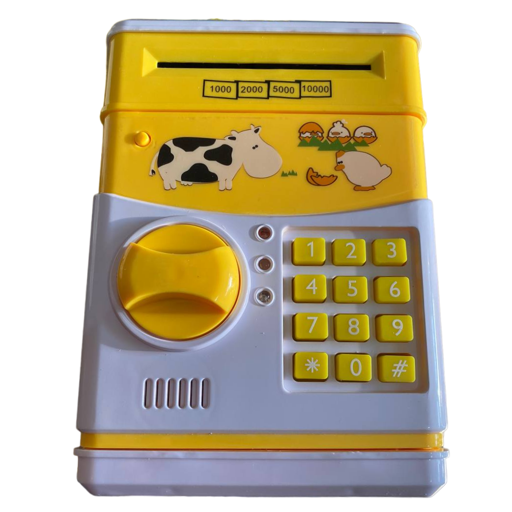 ᐉ Копилка для детей Cartoon Piggy Bank с коровой Бело-желтый (MS-13581 ...