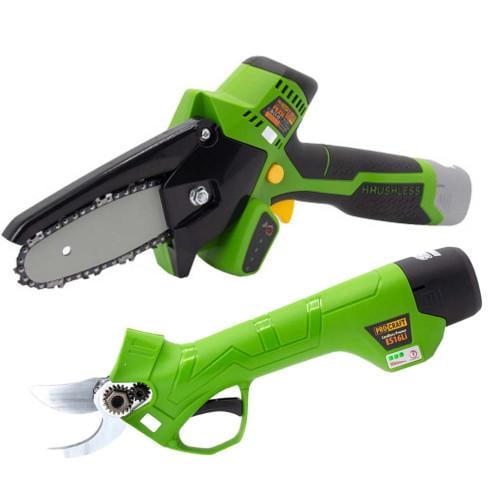 Секатор ProCraft ES16Li и аккумуляторная мини пила ProCraft PKA16 Секатор ProCraft ES16Li и аккумуляторная мини пила ProCraft PKA16