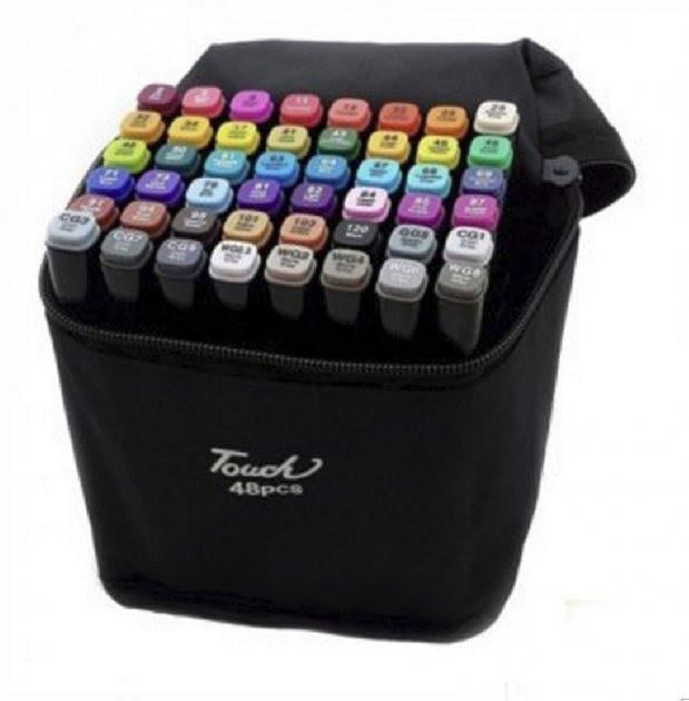 Набор маркеров для скетчинга на спиртовой основе 48 шт. (Набор маркеров 48 шт)
