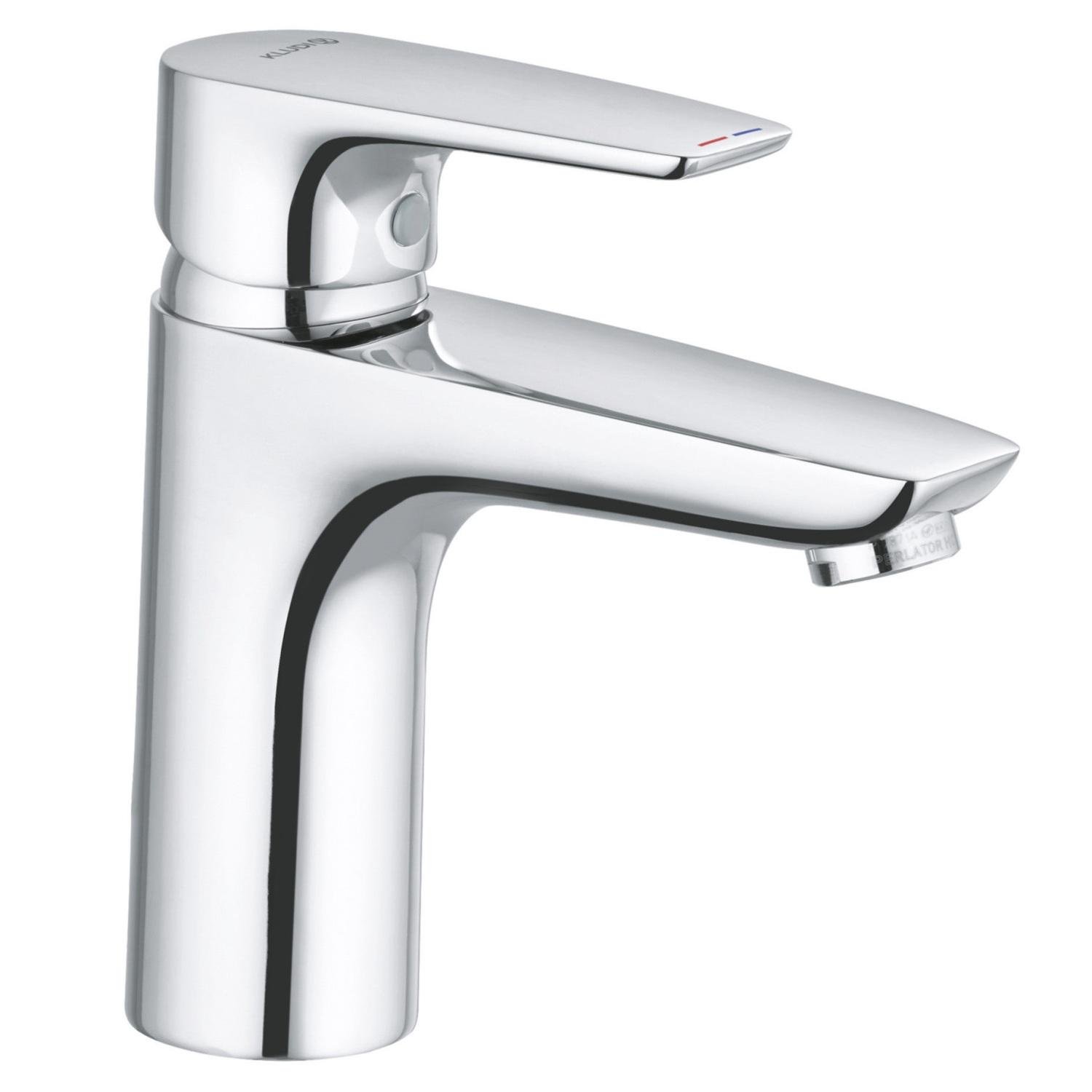 Змішувач для умивальника Kludi PureSolid 342920575 одноважільний Хром (165869)