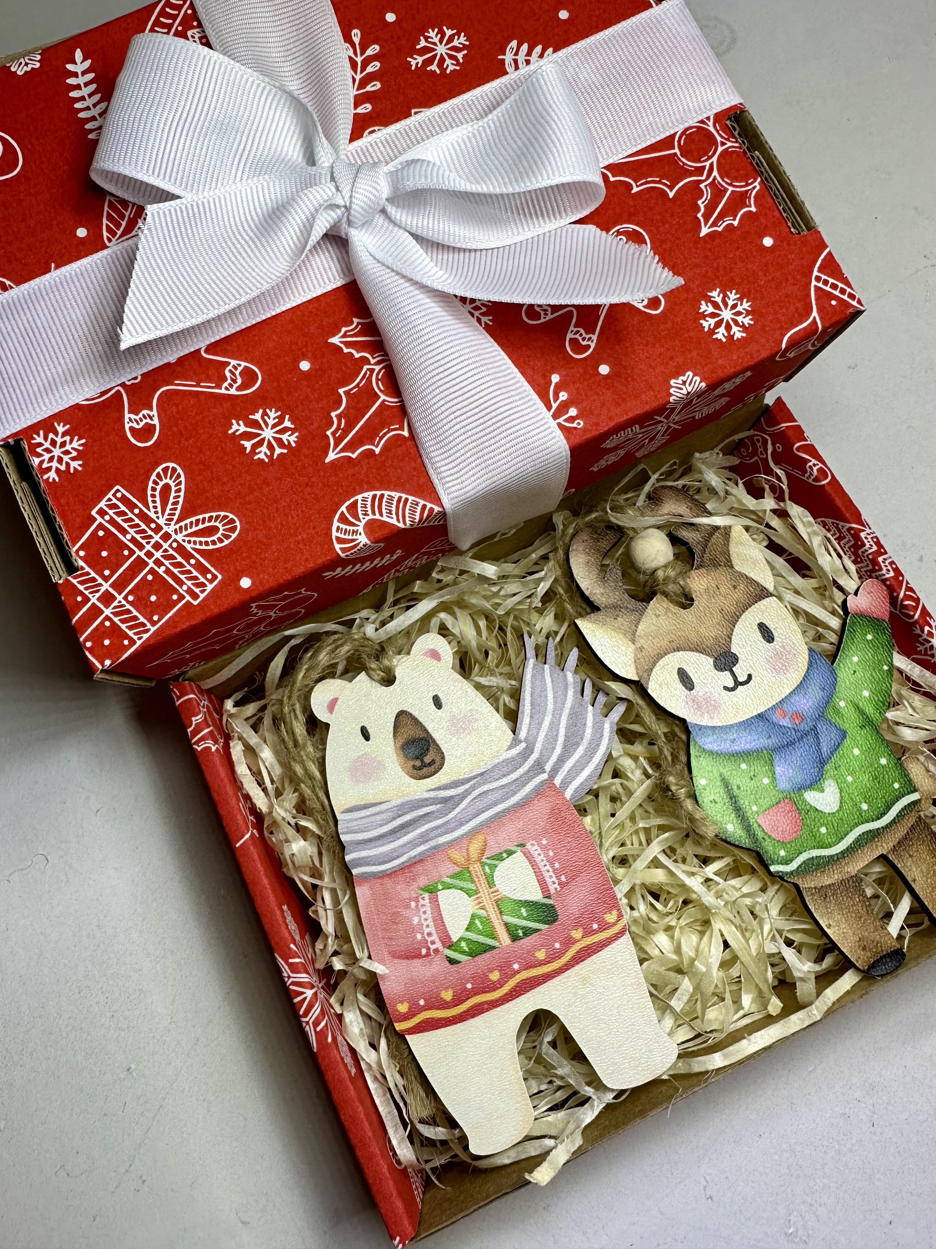 Набір із новорічними іграшками 4 шт. - фото 8 Набір із новорічними іграшками 4 шт. - фото 8