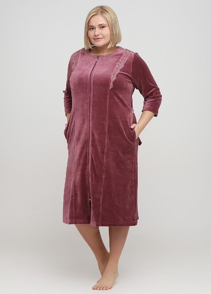 Халат Wild Love 2XL Пудровый (21124)