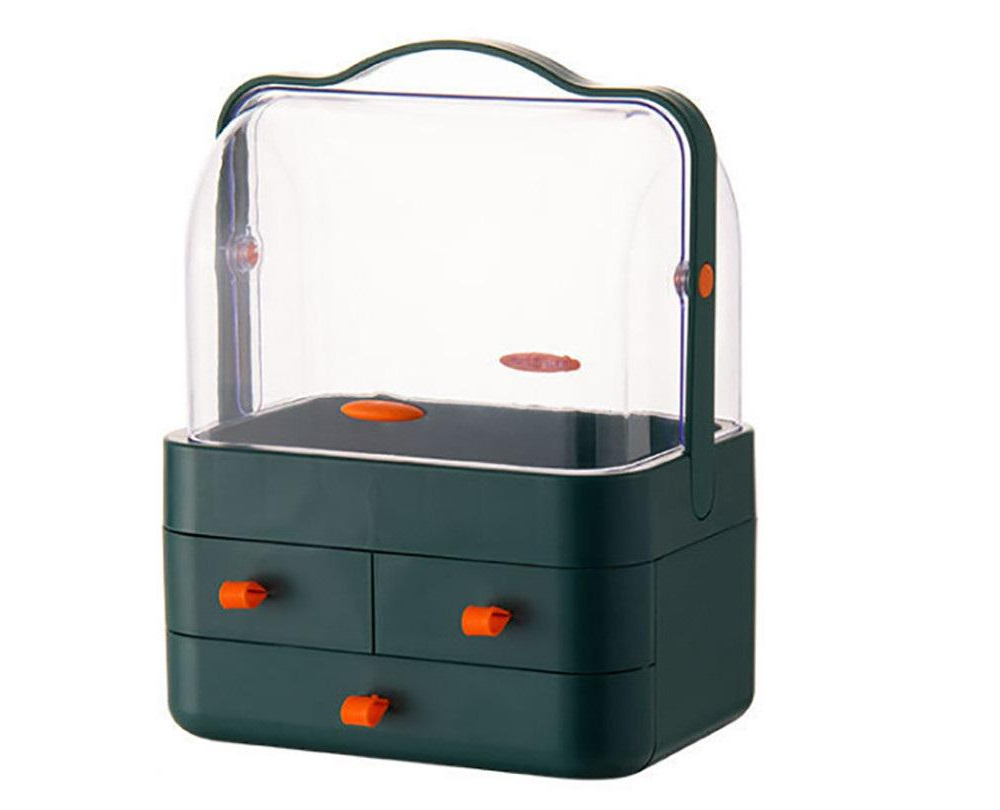 Органайзер для косметики на 4 секции Зелений (472965-Prob)