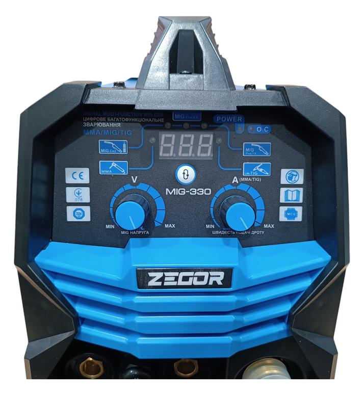 Инверторный сварочный аппарат Zegor MIG-330/IGBT/5,6 Квт 3в1 MIG TIG MMA - фото 4 Инверторный сварочный аппарат Zegor MIG-330/IGBT/5,6 Квт 3в1 MIG TIG MMA - фото 4