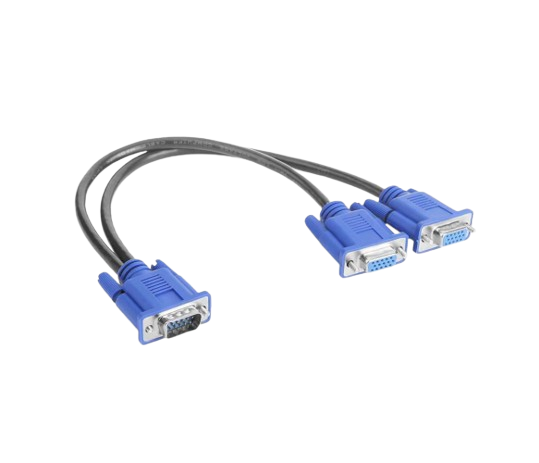 Разветвитель VGA M - F 0,2 м Black (26449291)