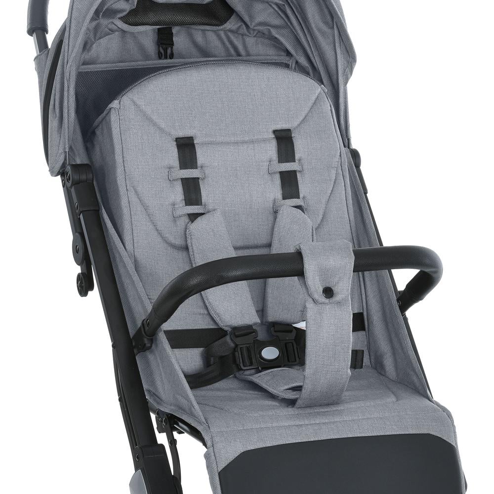 Коляска детская FLASH Silver Gray прогулочная с чехлом на ножки Серый (M 5727-1) - фото 8 Коляска детская FLASH Silver Gray прогулочная с чехлом на ножки Серый (M 5727-1) - фото 8