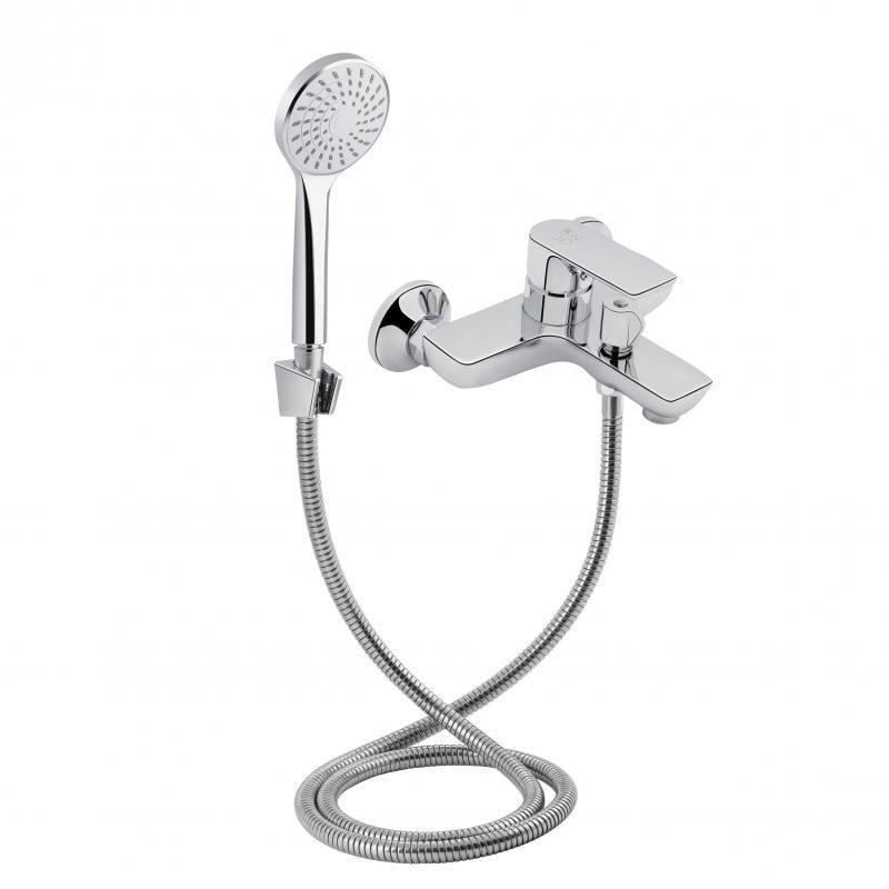 Смеситель для ванны Lidz хромированный Серебристый (LIDZCRM23480061)