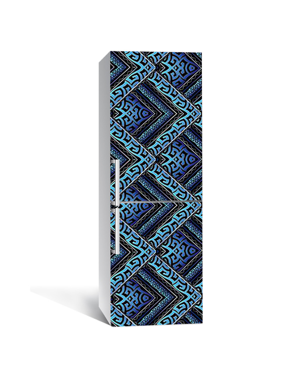 Наклейка на холодильник Zatarga Бирюзовый орнамент 650х2000 мм (1323459374)