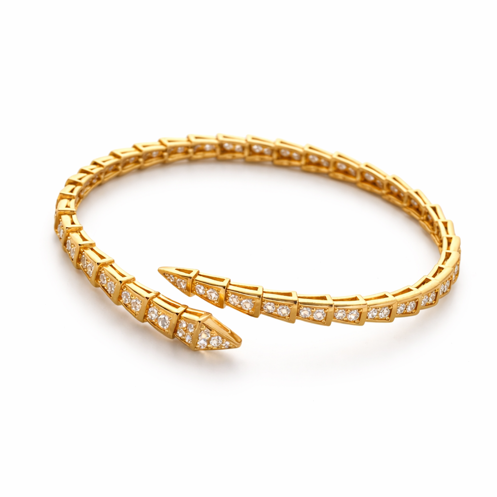 Браслет в стиле Bvlgari Serpenti Gold (000005)