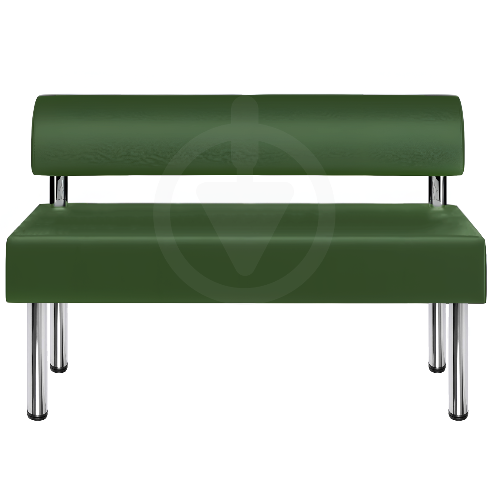 Диван офисный AVVS tech для ожидания/приемной 120 см Темно-зеленый (noga25-75x120-dgreen) - фото 2 Диван офисный AVVS tech для ожидания/приемной 120 см Темно-зеленый (noga25-75x120-dgreen) - фото 2