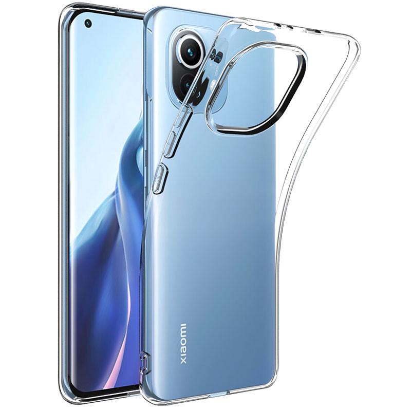 Противоударный TPU чехол Epic Transparent 1,5mm Full Camera для Xiaomi Mi 11 Lite Бесцветный (прозрачный)