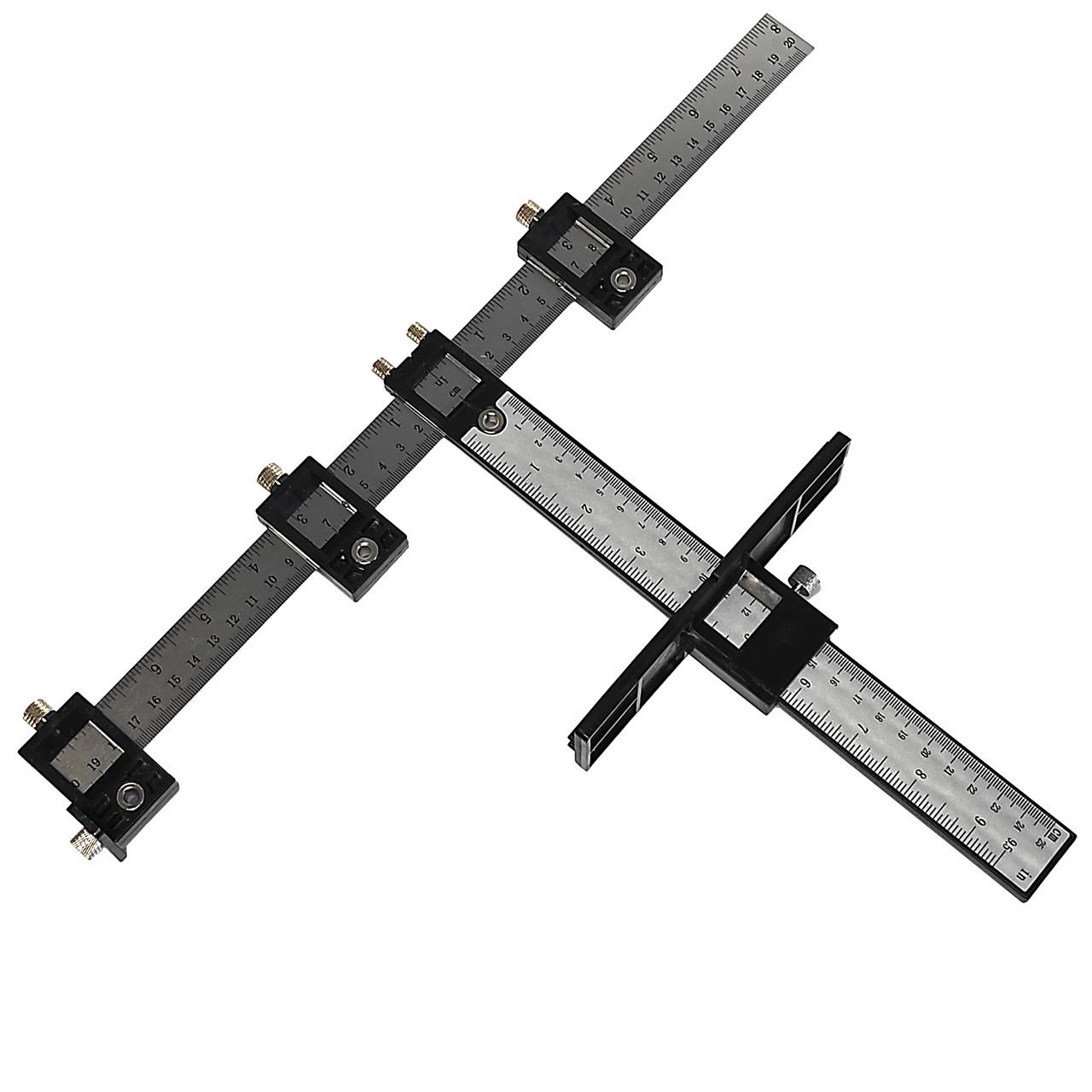 Кондуктор-шаблон мебельный Т-образный для сверления отверстий под фурнитуру 5 мм (256436236-2)