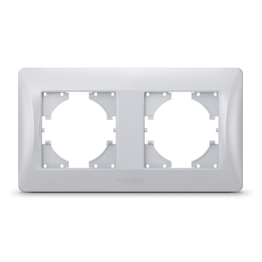 Рамка горизонтальная Videx Binera VF-BNFR2H-SS Рамка горизонтальная Videx Binera VF-BNFR2H-SS