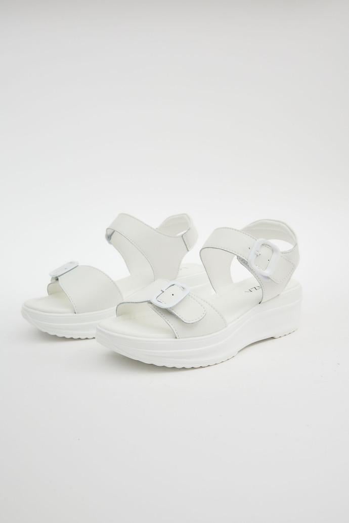 Сандалії жіночі LONZA на платформі р. 38 Білий (198399)