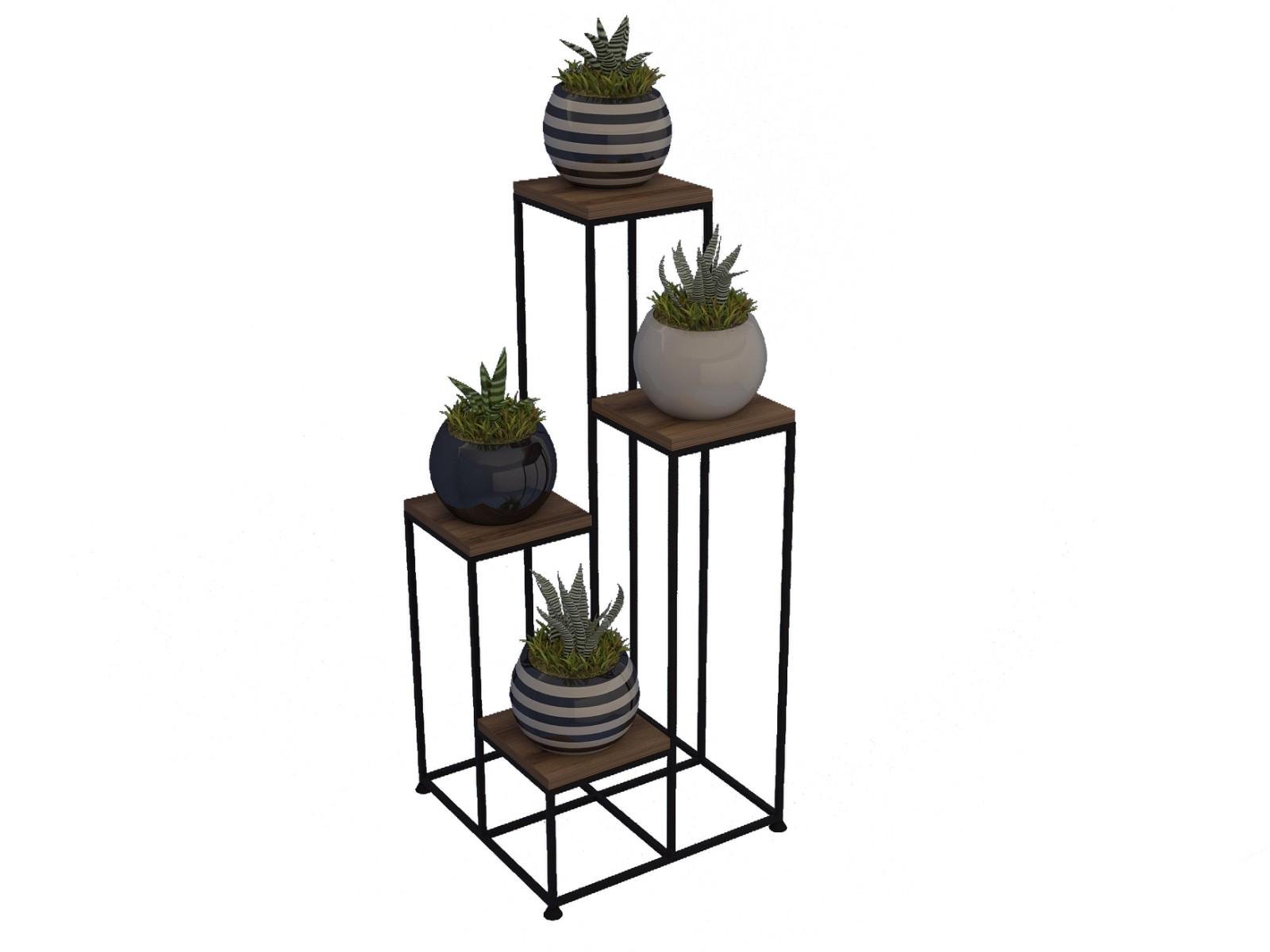 Підставка для вазонів Rose 1000x600x600 мм Дуб Сонома/Білий