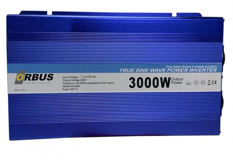 Инвертор ORBUS OTS3000-24 с правильным синусом 3000W 24V (DR010616)