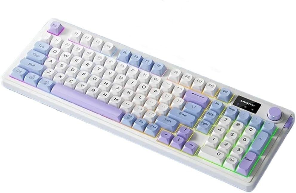 Клавиатура механическая LANGTU L98 проводная игровая RGB подсветка/98 клавиш/ENG Qwerty