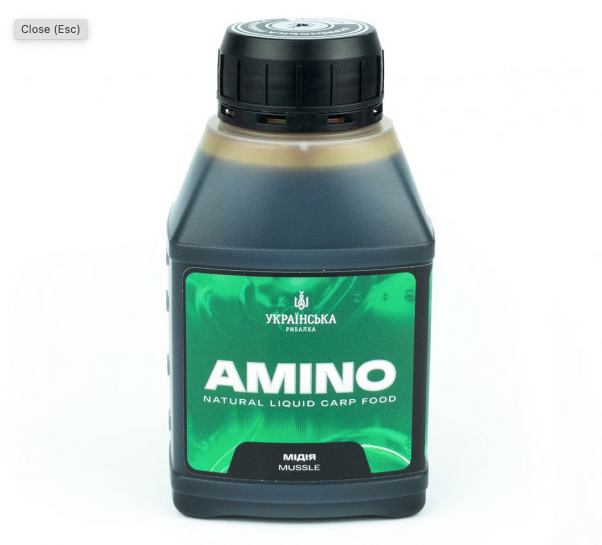 Ліквід Українська Рибалка Amino Liquid Кукурудза/Мідія 250 мл (11711561)