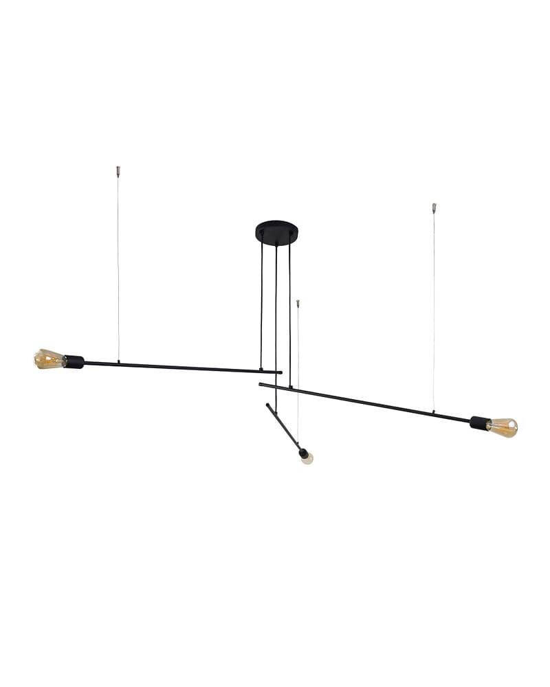 Люстра Nowodvorski Pile 9128 Bl E27 3x60W IP20 Черный