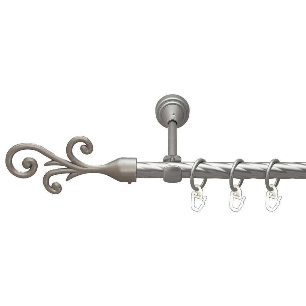 Карниз Orvit Фала однорядный скрученный 16 мм 300 см Сатин (00-00022796)