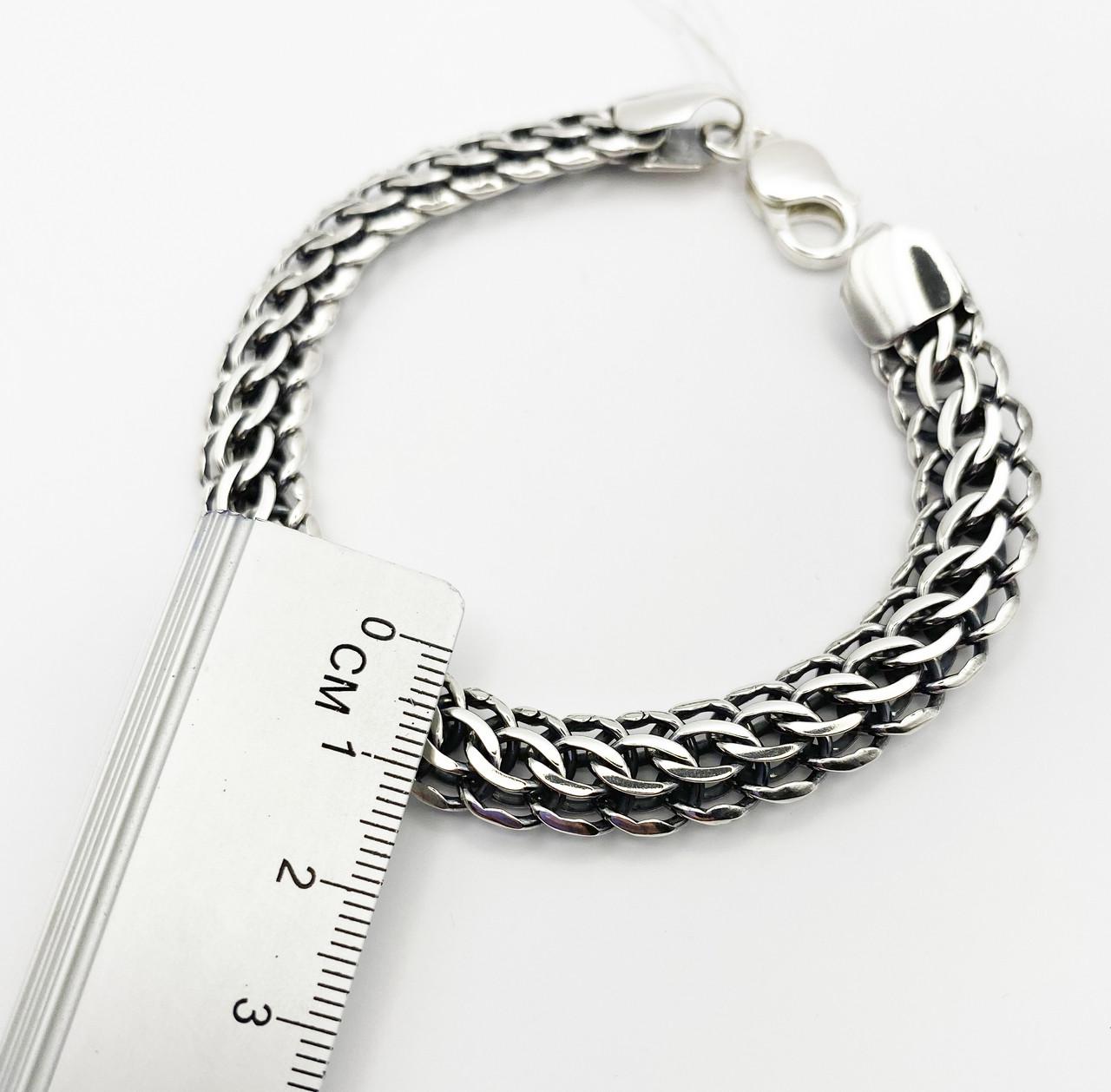 Браслет серебряный Питон р. 22 27,22 г - фото 4 Браслет серебряный Питон р. 22 27,22 г - фото 4