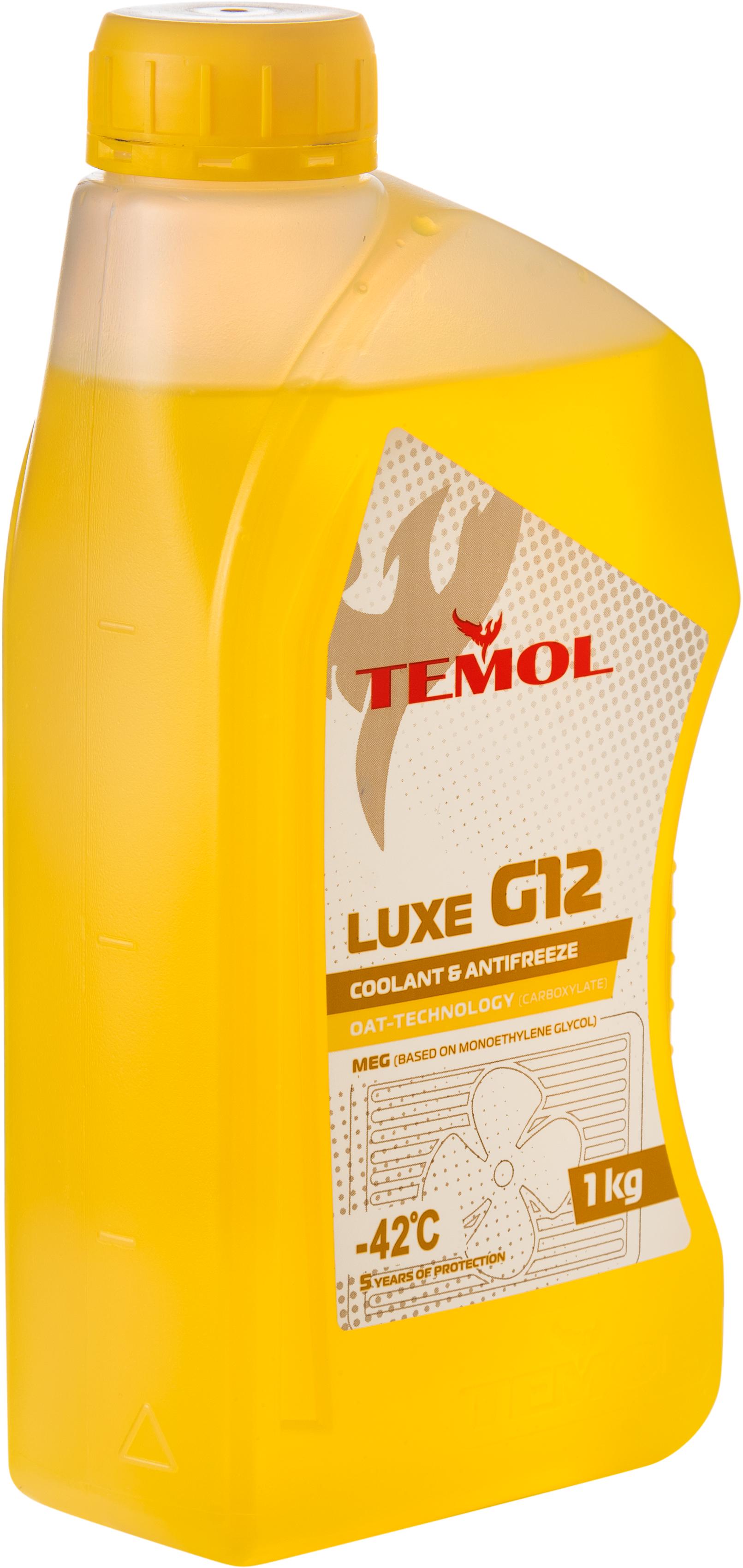 Антифриз TEMOL LUXE G12 1 л Yellow (T-LG12Y-1L) - фото 2 Антифриз TEMOL LUXE G12 1 л Yellow (T-LG12Y-1L) - фото 2