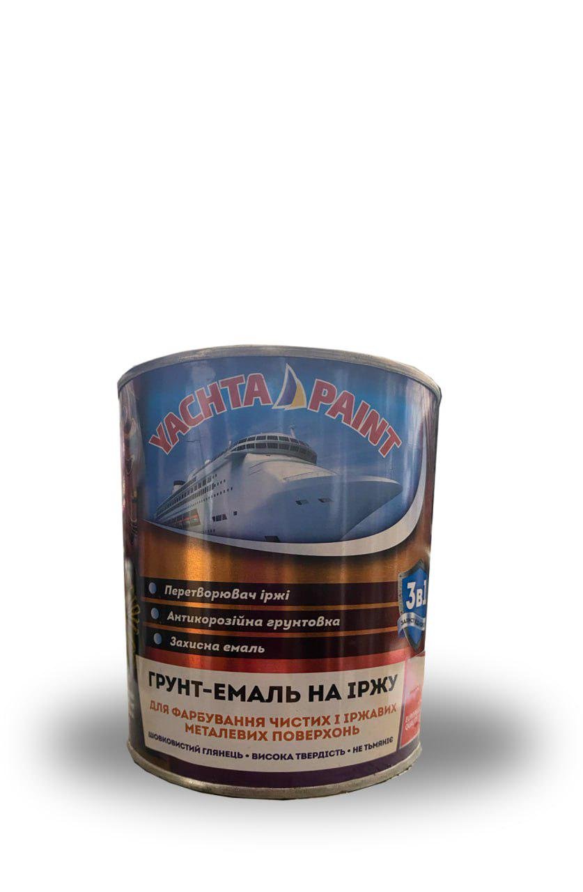 Грунт-емаль Яхтова 3в1 2,8 кг Сріблястий (28716146)