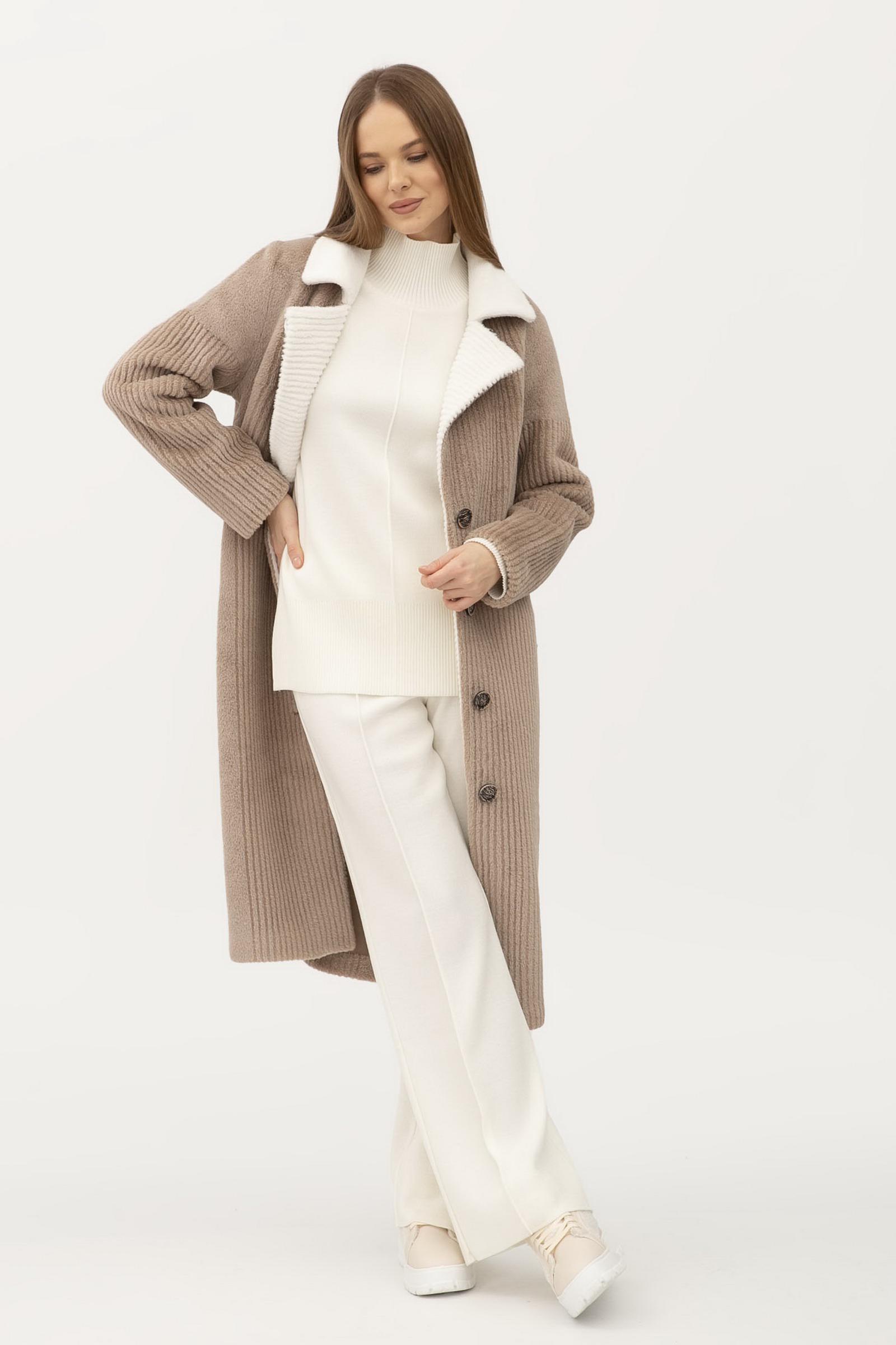 Пальто Lesia 24107301 р. 48 Капучино (148220000) - фото 3 Пальто Lesia 24107301 р. 48 Капучино (148220000) - фото 3