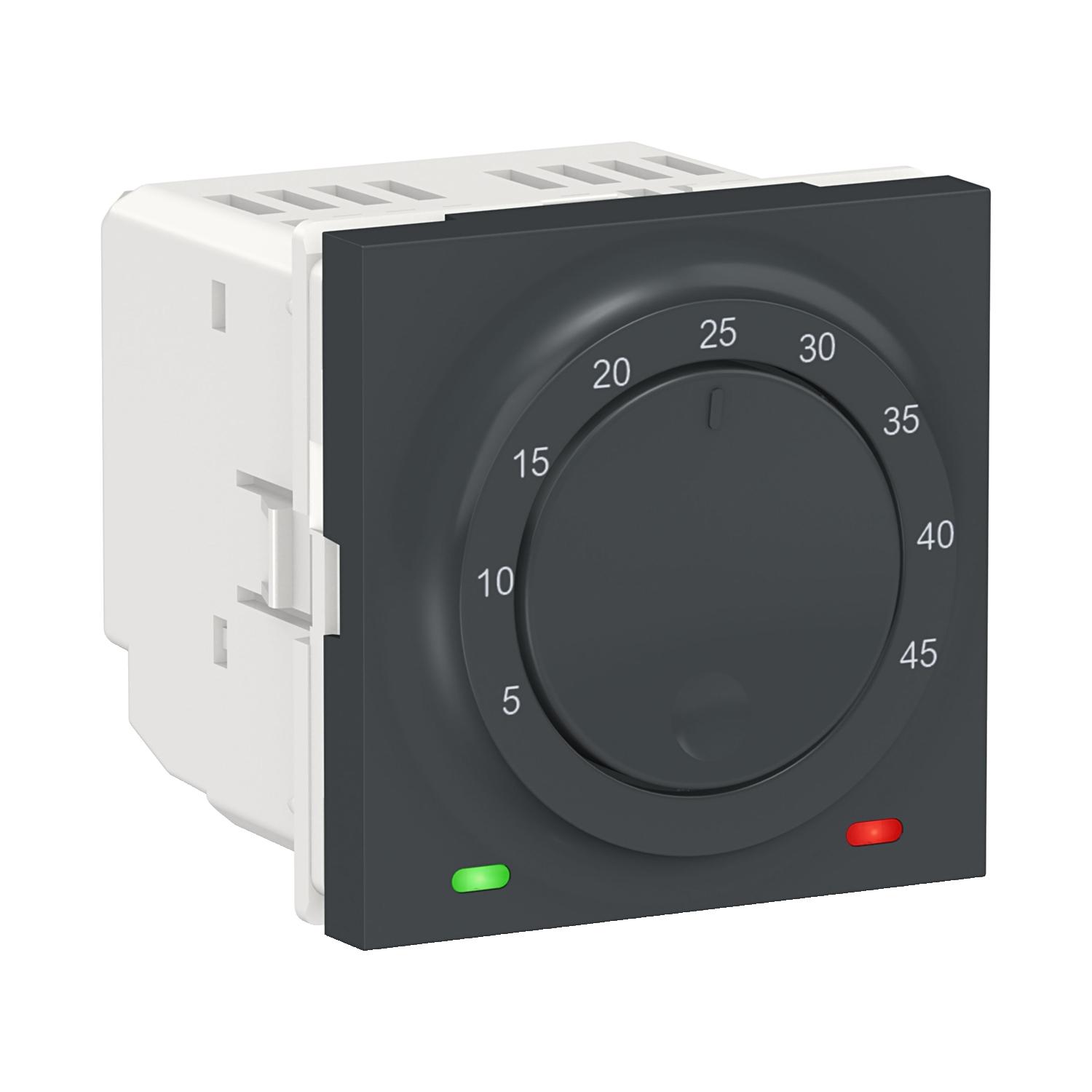 Термостат для теплого пола Schneider Electric Unica New Антрацитовый (NU350354)