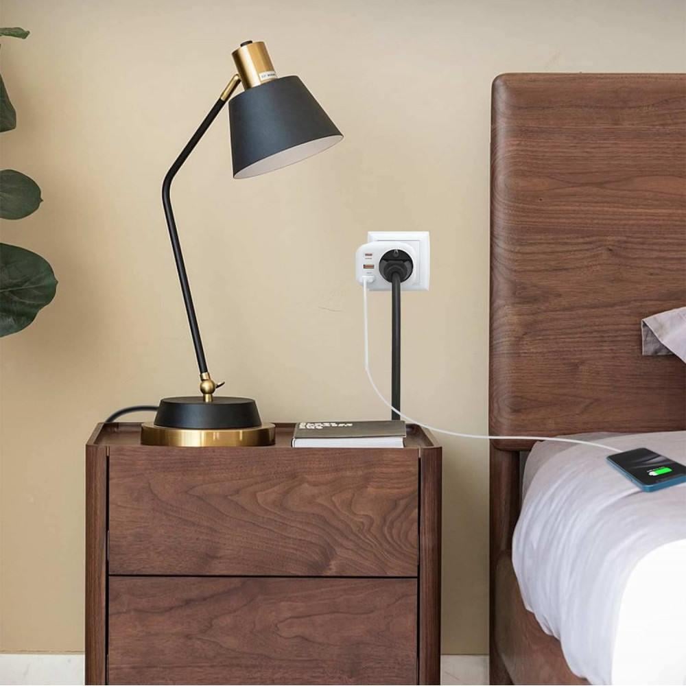 Зарядний пристрій Earldom SC 18 мережний 4в1 Білий (779829) - фото 4 Зарядний пристрій Earldom SC 18 мережний 4в1 Білий (779829) - фото 4