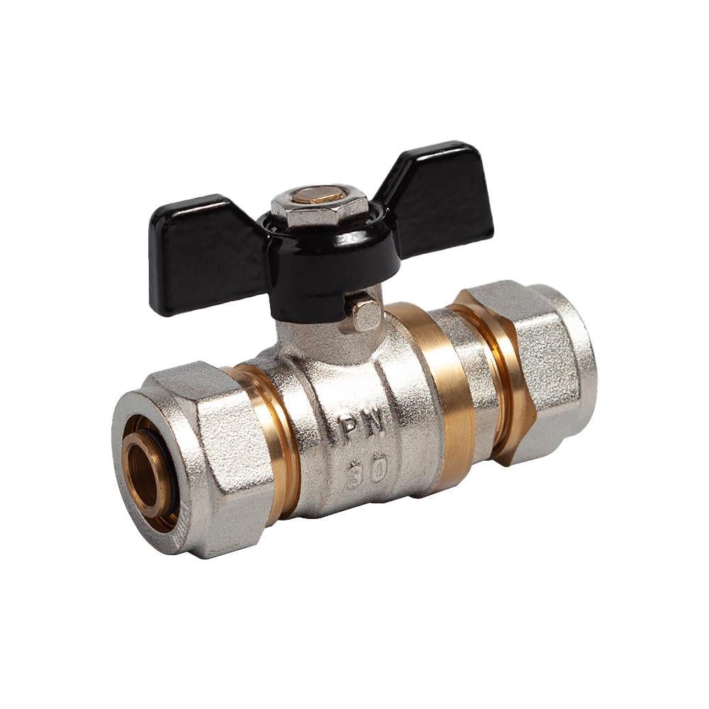 Кран кульовий ITAL з обтискним з'єднанням 20 мм